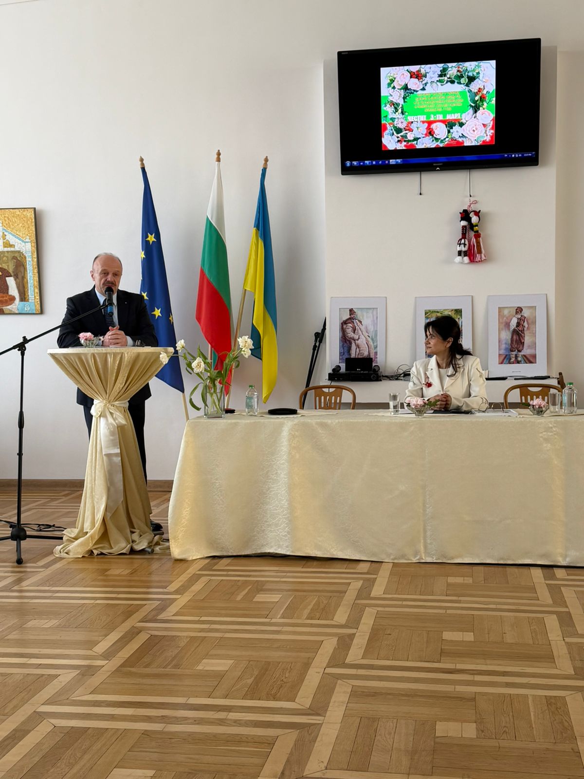 Честване на Националния празник на Република България в Генерално консулство в Одеса и в с. Кулевча